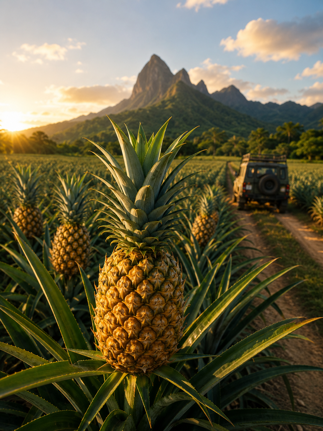Tour 4x4 et ananas